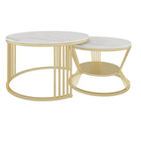 Mocker Living Lounge Round Coffee Table (Set of 2)