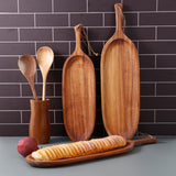 Long Snack Wooden Platter Pack of 2