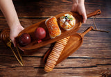 Long Snack Wooden Platter Pack of 2