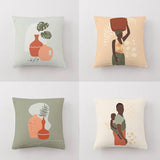 African Modern Cushion Covers Pack 4