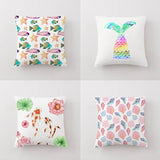 Watercolor Under Water Life Cushion Covers Pack of 4