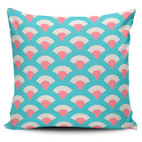 Pink and Blue Abstract Cushion Covers Pack of 4