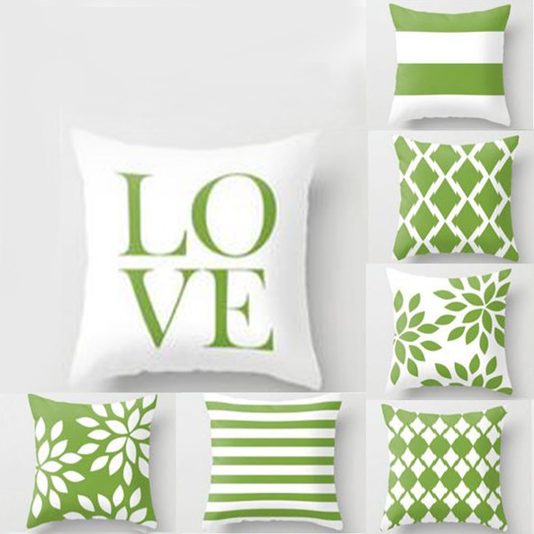 Viseful Green Cushion Covers Pack of 7