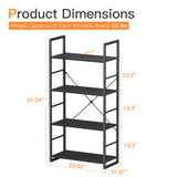 Adriene Standard Living Room Bookcase Organizer Decor Rack - waseeh.com