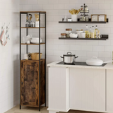 Leigh Freestanding Kitchen Bathroom Organizer Cabinet Rack - waseeh.com