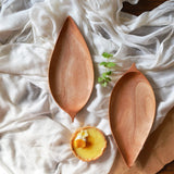 Leaf Wooden Platter Tray