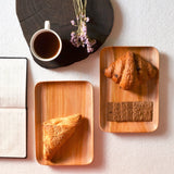 Rectangle Wooden Platter Tray - waseeh.com