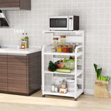 Alvaro Kitchen Moving Trolley Organizer Rack - waseeh.com