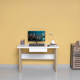 Assault Gold Rectangular Home Office Work Computer Desk Drawer Table - waseeh.com