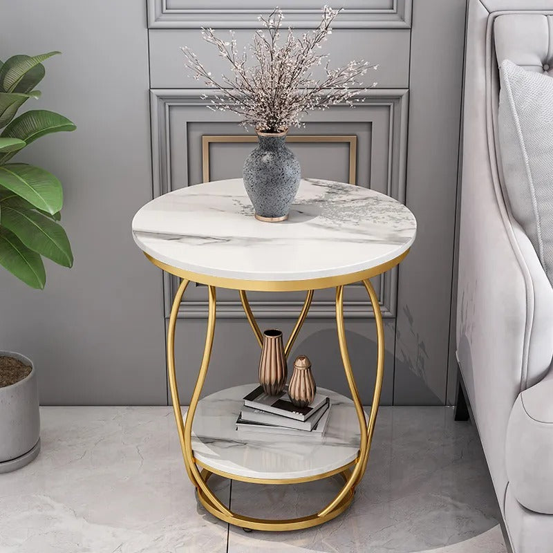 Gilded Living Lounge Bedroom Modern Side Table - waseeh.com