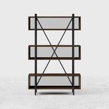 Mesh Etagere Lounge Living Room Bookcase Organizer Storage Rack - waseeh.com