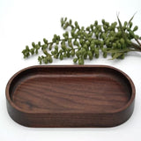 Oval Gazed Wooden Kitchen Serving Tray - waseeh.com