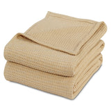 Waffle Cotton Thermal Blanket Double