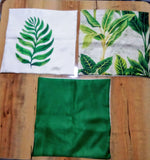 Kit Com Capas Para Almofadas Verde Pack Of 3