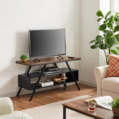 Pravinn Lounge LED Bookcase Media Console Table