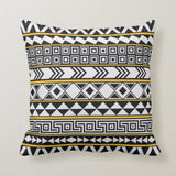Aztec Black Geometric Cushion Cover Pack of 4