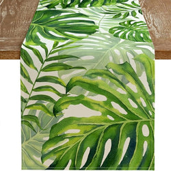 Palms on Green Table Runners