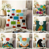 Abstract Boho Cushion Covers Pack of 6