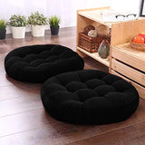 Solid Velvet Floor Filled Cushion