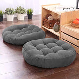 Solid Velvet Floor Filled Cushion