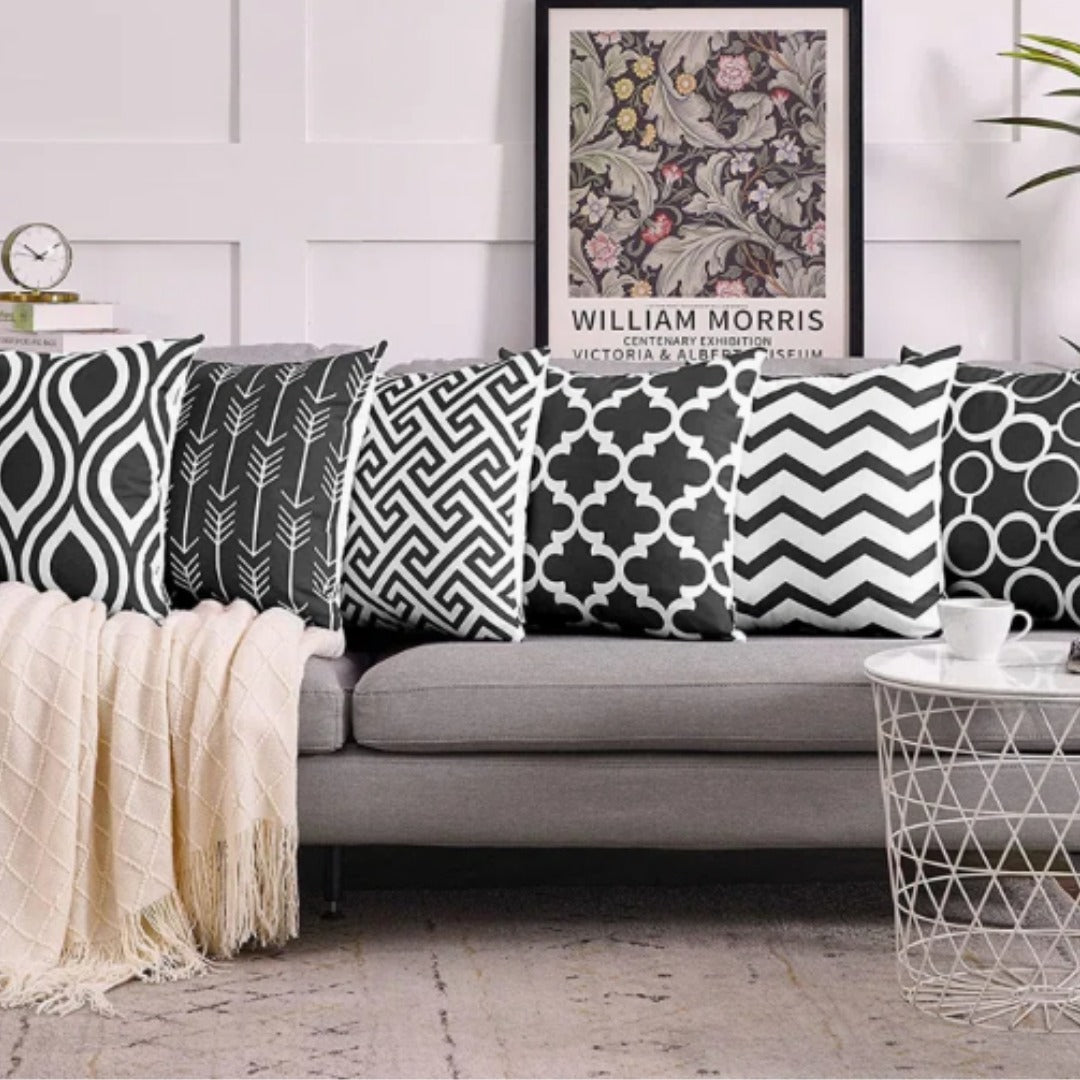 Geometric Canvas Indoor Pack of 6
