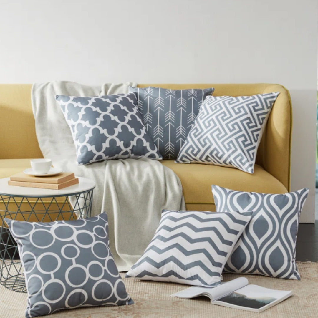 Geometric Canvas Indoor Pack of 6