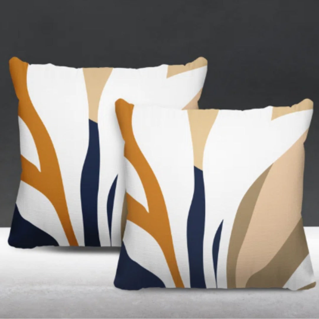 No Decorative Addition Indoor Cushion Case Pack of 2