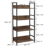 Backflip Wide Bookcase Organizer Decor Rack - waseeh.com