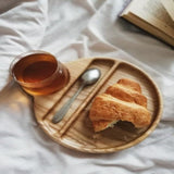 Cup and Spoon Wooden Food Tray - waseeh.com