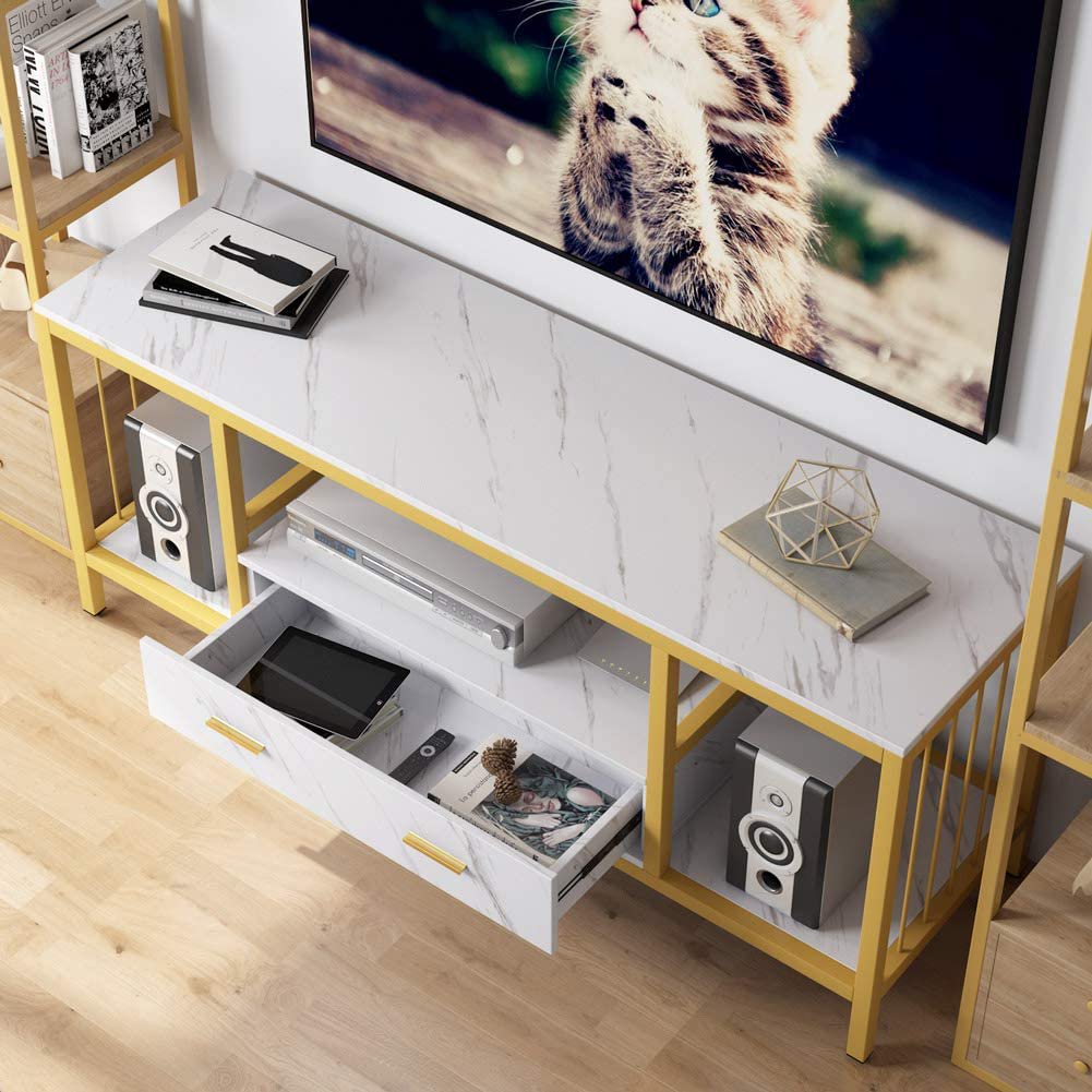 Antechamber LED Lounge Living Room Console Drawer Table - waseeh.com