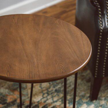 Sumptuous Wooden Top with Hairpin Legs
