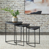 Olinmere Black Accent Nesting Table (Set of 3) - waseeh.com