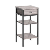 Ezzel Nightstand Drawer End Sofa Side Table - waseeh.com