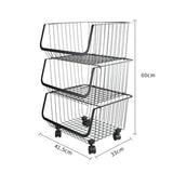 Metal Vegi Organizer Trolley