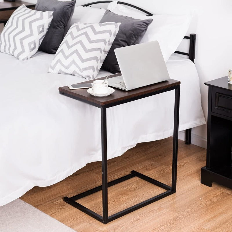 Straight Rectangle Coffee Office laptop Bedroom Side Table (MDF) - waseeh.com
