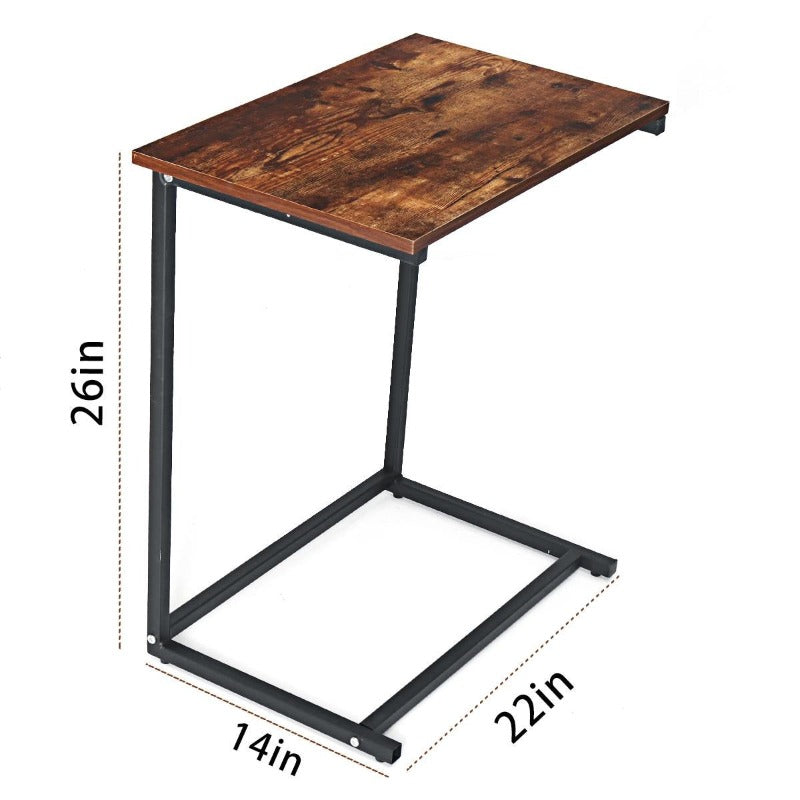 Straight Rectangle Coffee Office laptop Bedroom Side Table (MDF) - waseeh.com