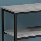 2-Tier Slim Console Table for Entryway with Open Storage Shelf