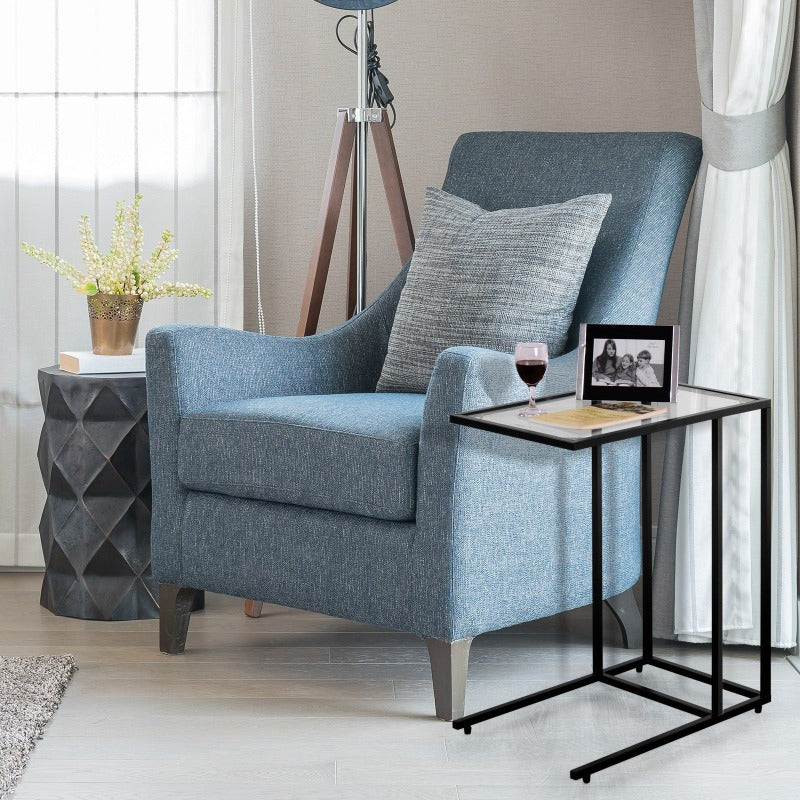 The CEYLON Slide Loung Living BedroomSide End Table - waseeh.com