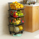 Metal Vegi Organizer Trolley