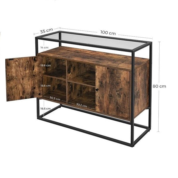 Willow Barn Living Lounge Kitchen Tall Cabinet Rack Stand - waseeh.com