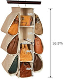 Hanging Purse Organizer 10 Compartments