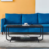 Homes Ailing 2-Tier Modern Coffee Table Center Table - waseeh.com