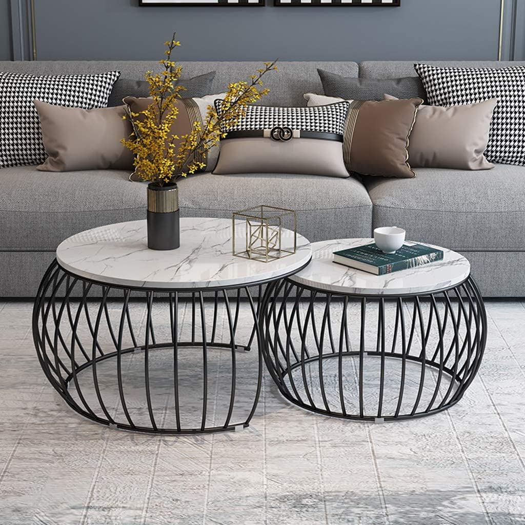 Nordic Homestay Coffee Tables with Small & Large Tea Tables - waseeh.com