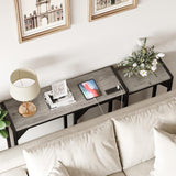 Amyove Nesting Console Narrow Long Entryway Table Pack of 2 - waseeh.com