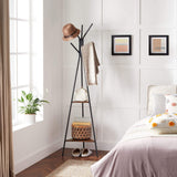 Balletic Sturdy Clothe Coat Living Bedroom Organizer Storage Shelve Rack - waseeh.com