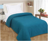 Cotton Thermal Blanket - Throws Teal