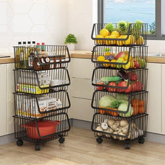 Metal Vegi Organizer Trolley