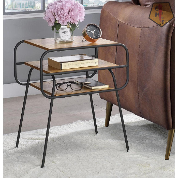 Open Cave Bedside End Table - waseeh.com