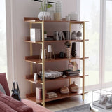 American Teviot Bedroom Living Bookcase Shelve Storage Rack Decor - waseeh.com
