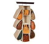 Hanging Purse Organizer 10 Compartments